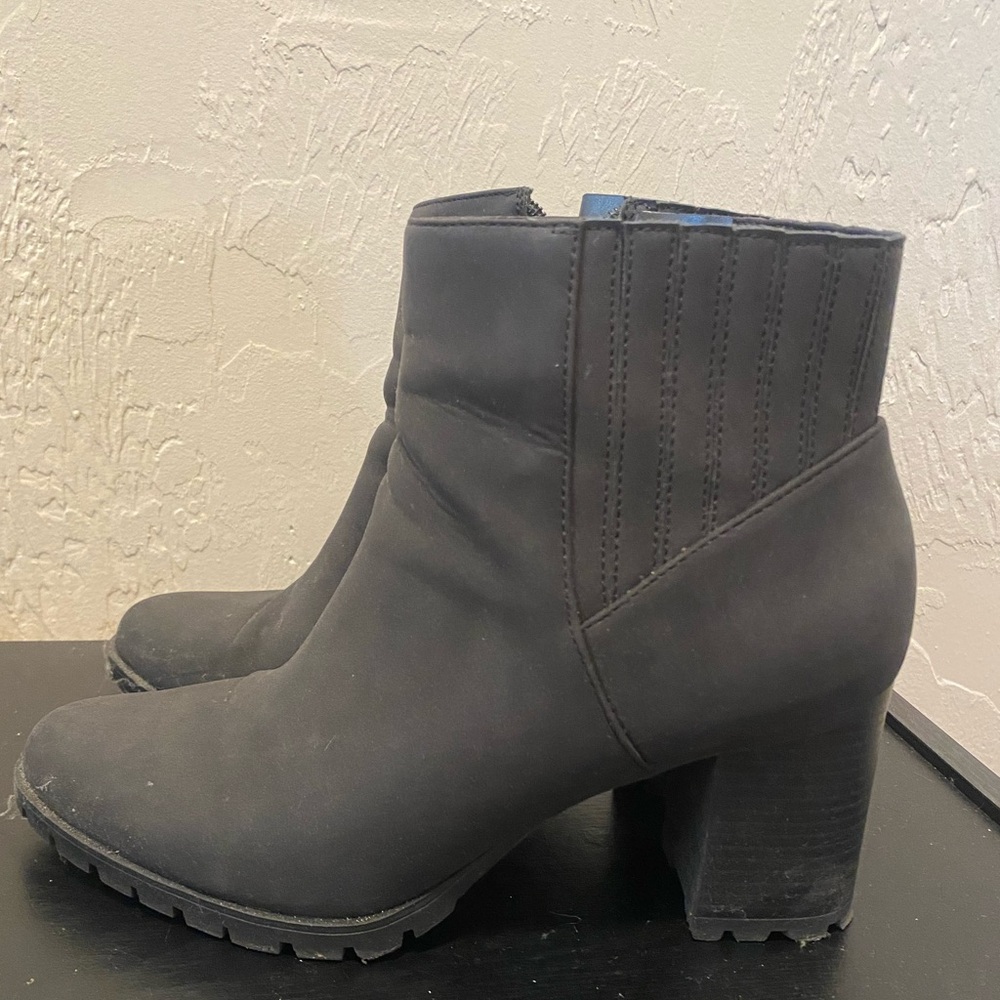 Black heel booties- Kelly and Katie